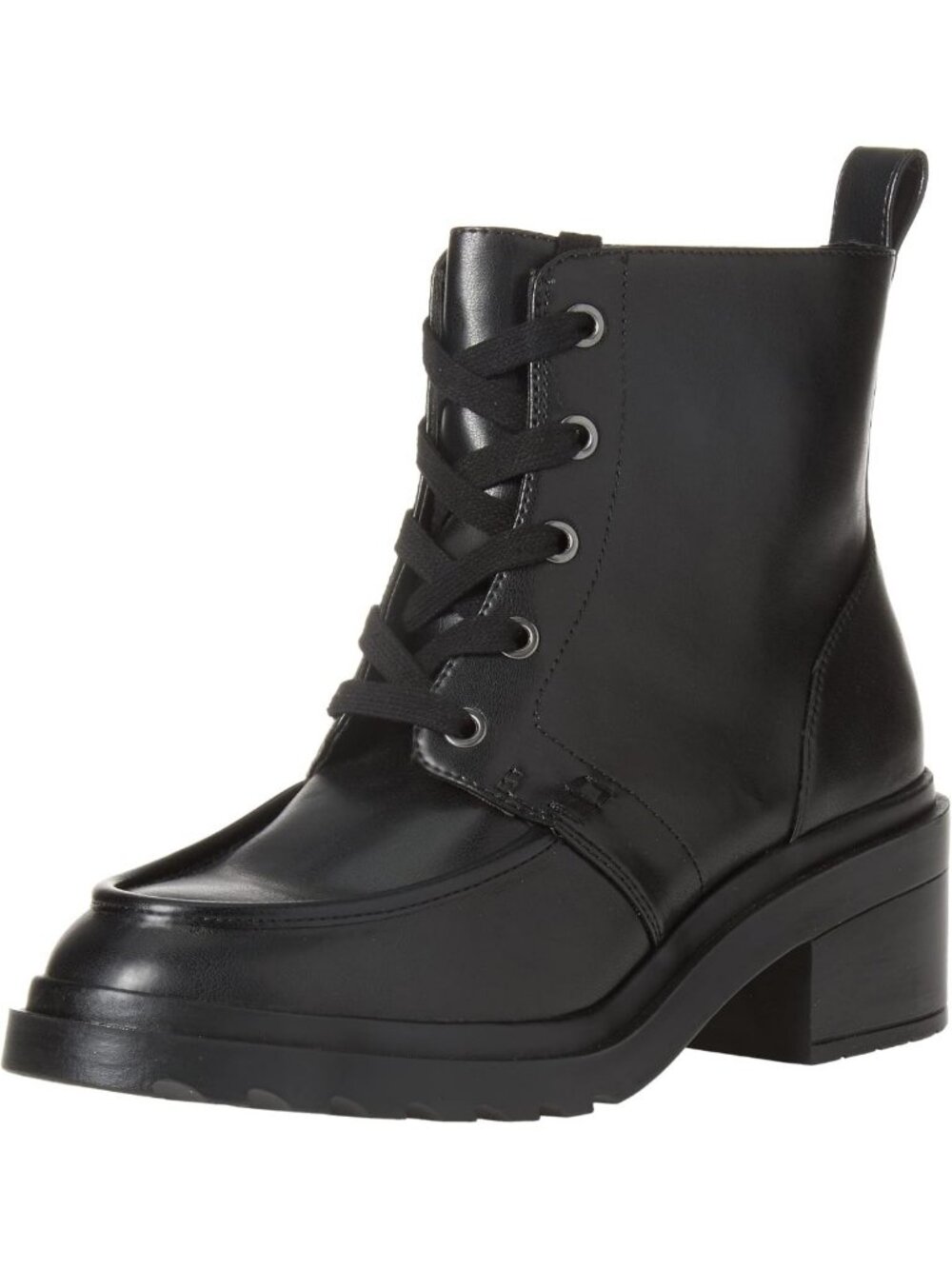 Stylish Women's Lace-Up Combat Boots with Chunky Heel - Trendy & Comfortable